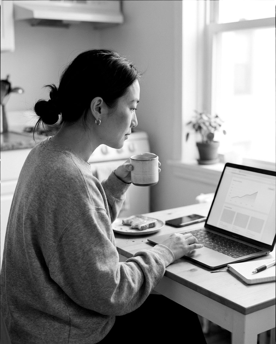 A debt payoff plan listing balances, interest rates and monthly payments